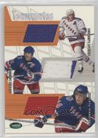 Brian Leetch, Mark Messier, Theoren Fleury #/30