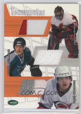 2001-02 In the Game Parkhurst - Teammates #T-25 - Jani Hurme, Teemu Selanne, Sami Kapanen /30