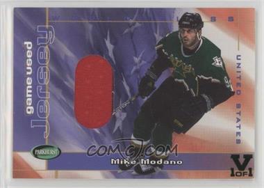 2001-02 In the Game Parkhurst - World Class Jersey - ITG Vault Emerald #WCJ-6 - Mike Modano /1