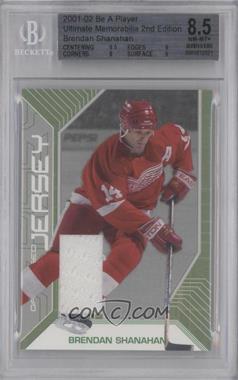 2001-02 In the Game Ultimate Memorabilia 2nd Edition - Game Used - Jersey #_BRSH - Brendan Shanahan /50 [BGS 8.5 NM‑MT+]