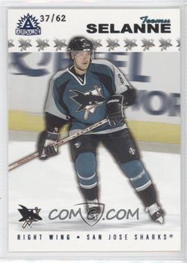 2001-02 Pacific Adrenaline - [Base] - Blue #170 - Teemu Selanne /62