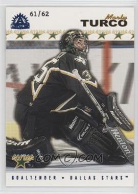 2001-02 Pacific Adrenaline - [Base] - Blue #61 - Marty Turco /62