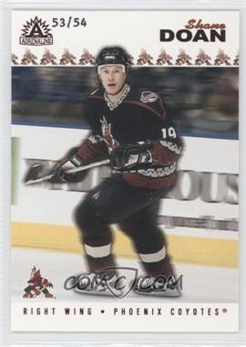 2001-02 Pacific Adrenaline - [Base] - Red #147 - Shane Doan /54