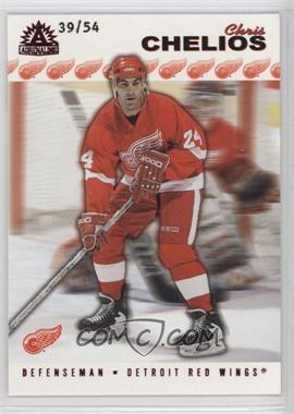 2001-02 Pacific Adrenaline - [Base] - Red #63 - Chris Chelios /54