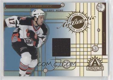 2001-02 Pacific Adrenaline - Game-Worn Jerseys #3 - J.P. Dumont