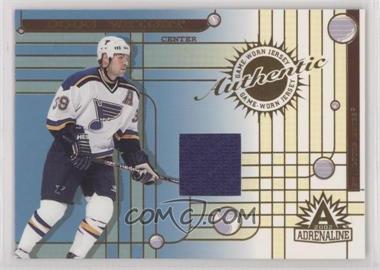 2001-02 Pacific Adrenaline - Game-Worn Jerseys #41 - Doug Weight