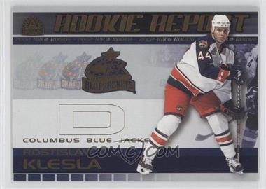 2001-02 Pacific Adrenaline - Rookie Report #7 - Rostislav Klesla