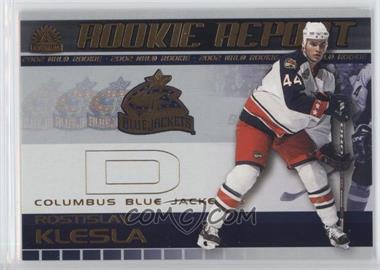 2001-02 Pacific Adrenaline - Rookie Report #7 - Rostislav Klesla