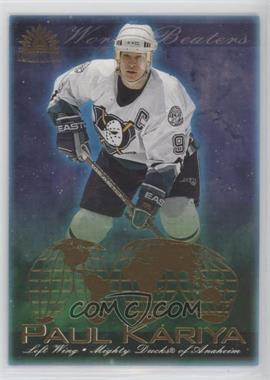 2001-02 Pacific Adrenaline - World Beaters #1 - Paul Kariya