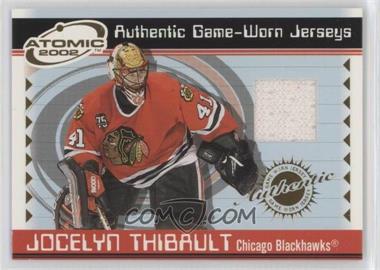 2001-02 Pacific Atomic - Game-Worn Jerseys #10 - Jocelyn Thibault