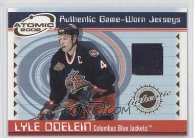 2001-02 Pacific Atomic - Game-Worn Jerseys #15 - Lyle Odelein