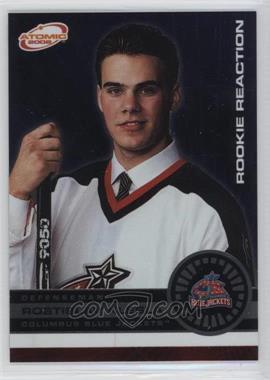 2001-02 Pacific Atomic - Rookie Reaction #4 - Rostislav Klesla