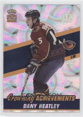 2001-02 Pacific Crown Royale - Crowning Achievements #1 - Dany Heatley