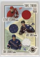 Steve Yzerman, Eric Lindros, Joe Sakic