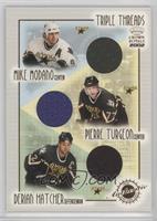 Mike Modano, Pierre Turgeon, Derian Hatcher