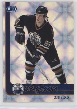 2001-02 Pacific Heads Up - [Base] - Blue #40 - Mike Comrie /55