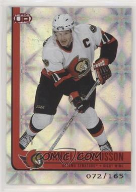 2001-02 Pacific Heads Up - [Base] - Red #67 - Daniel Alfredsson /165