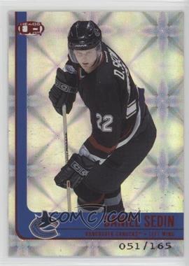 2001-02 Pacific Heads Up - [Base] - Red #95 - Daniel Sedin /165