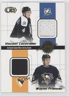 Vincent Lecavalier, Wayne Primeau, Matthew Barnaby, Milan Kraft