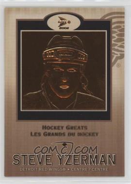2001-02 Pacific Prism Gold McDonald's - Hockey Greats #5 - Steve Yzerman