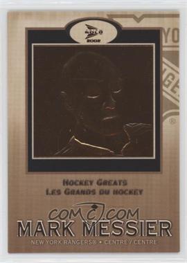 2001-02 Pacific Prism Gold McDonald's - Hockey Greats #6 - Mark Messier