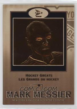 2001-02 Pacific Prism Gold McDonald's - Hockey Greats #6 - Mark Messier