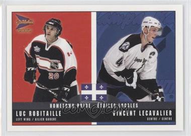 2001-02 Pacific Prism Gold McDonald's - Hometown Pride #7 - Luc Robitaille, Vincent Lecavalier