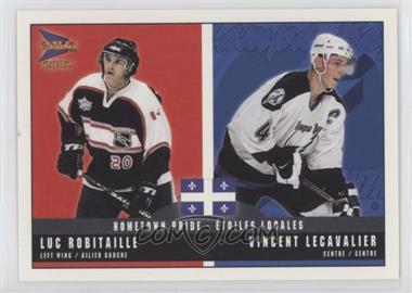 2001-02 Pacific Prism Gold McDonald's - Hometown Pride #7 - Luc Robitaille, Vincent Lecavalier