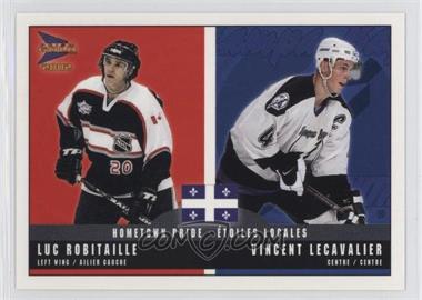 2001-02 Pacific Prism Gold McDonald's - Hometown Pride #7 - Luc Robitaille, Vincent Lecavalier