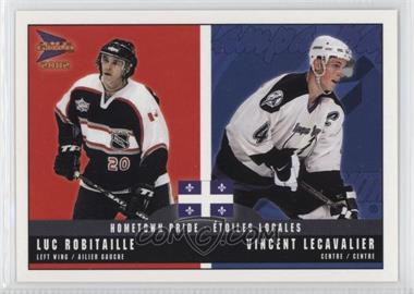 2001-02 Pacific Prism Gold McDonald's - Hometown Pride #7 - Luc Robitaille, Vincent Lecavalier