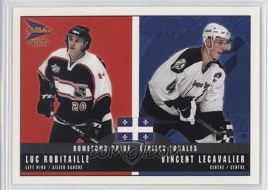 2001-02 Pacific Prism Gold McDonald's - Hometown Pride #7 - Luc Robitaille, Vincent Lecavalier