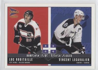 2001-02 Pacific Prism Gold McDonald's - Hometown Pride #7 - Luc Robitaille, Vincent Lecavalier