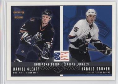 2001-02 Pacific Prism Gold McDonald's - Hometown Pride #8 - Daniel Cleary, Harold Druken