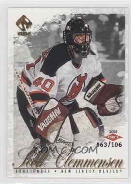 2001-02 Pacific Private Stock - [Base] - Gold #129 - Scott Clemmensen /106