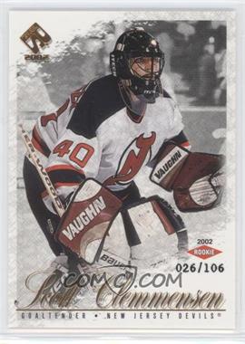 2001-02 Pacific Private Stock - [Base] - Gold #129 - Scott Clemmensen /106