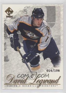 2001-02 Pacific Private Stock - [Base] - Gold #53 - David Legwand /106