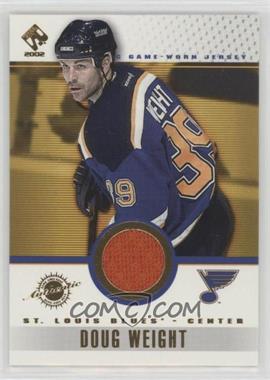 2001-02 Pacific Private Stock - Game-Used Gear #89 - Doug Weight