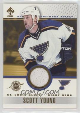 2001-02 Pacific Private Stock - Game-Used Gear #90 - Scott Young