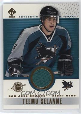 2001-02 Pacific Private Stock - Game-Used Gear #92 - Teemu Selanne