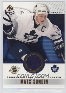 2001-02 Pacific Private Stock - Game-Used Gear #97 - Mats Sundin