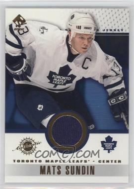 2001-02 Pacific Private Stock - Game-Used Gear #97 - Mats Sundin