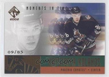 2001-02 Pacific Private Stock - Moments in Time #9 - Krystofer Kolanos /85