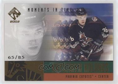 2001-02 Pacific Private Stock - Moments in Time #9 - Krystofer Kolanos /85