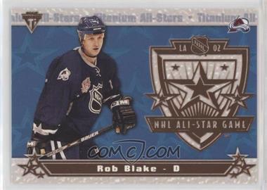 2001-02 Pacific Private Stock Titanium - All-Stars #5 - Rob Blake