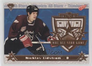 2001-02 Pacific Private Stock Titanium - All-Stars #9 - Nicklas Lidstrom