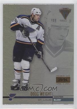 2001-02 Pacific Private Stock Titanium - [Base] - Premiere Date #120 - Doug Weight /94