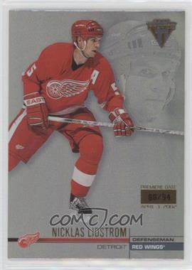 2001-02 Pacific Private Stock Titanium - [Base] - Premiere Date #51 - Nicklas Lidstrom /94