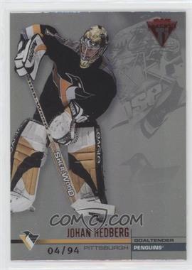 2001-02 Pacific Private Stock Titanium - [Base] - Red #111 - Johan Hedberg /94