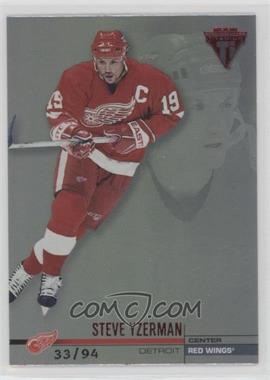 2001-02 Pacific Private Stock Titanium - [Base] - Red #54 - Steve Yzerman /94