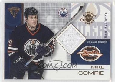2001-02 Pacific Private Stock Titanium Draft Edition - [Base] #39 - Mike Comrie